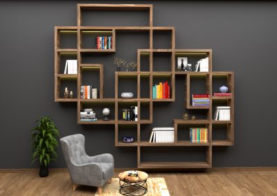 Visualizing Bookshelf Design