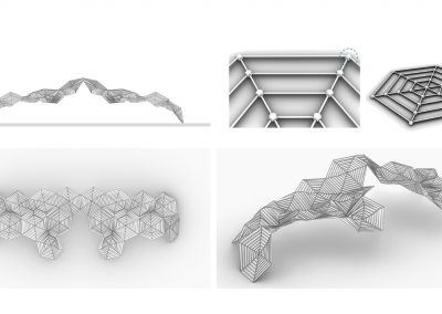 Shell Design Using Origami and Cellular Automata