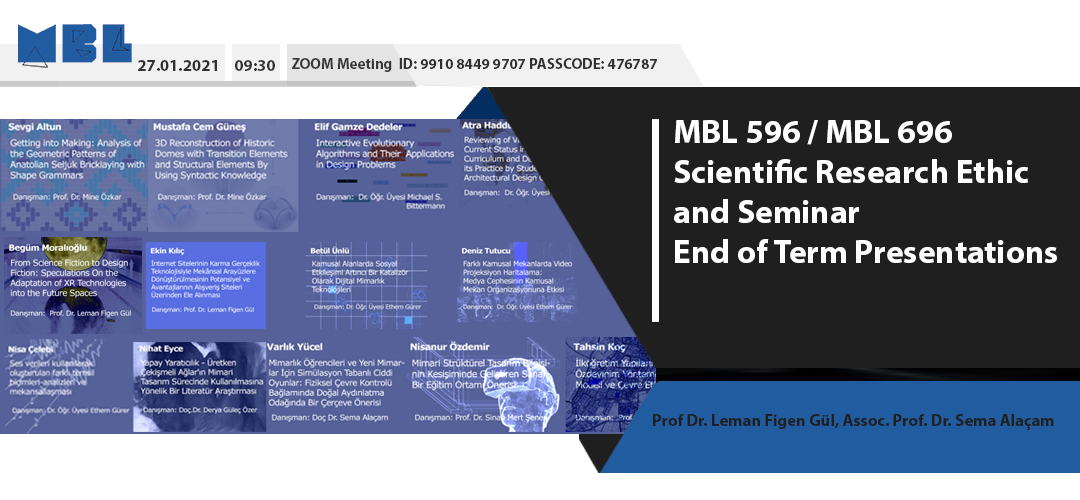 MBL 596/696 Scientific Research Ethic and Seminar Presentations