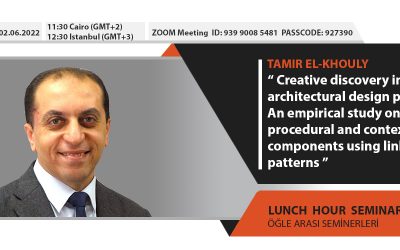Lunch Hour Seminar: Tamir El-Khouly