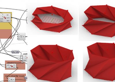 cylindrical origami algorithm