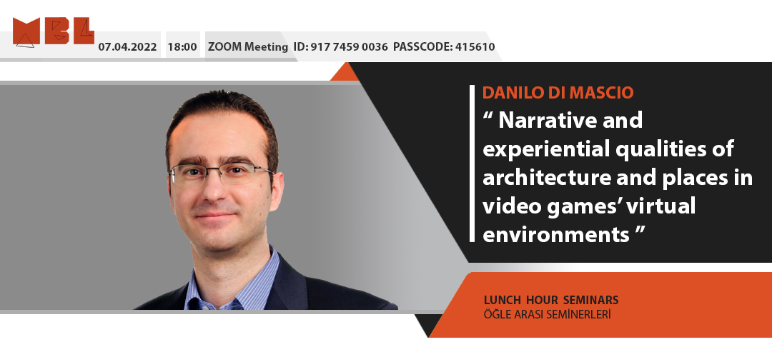 Lunch Hour Seminar: Danilo Di Mascio